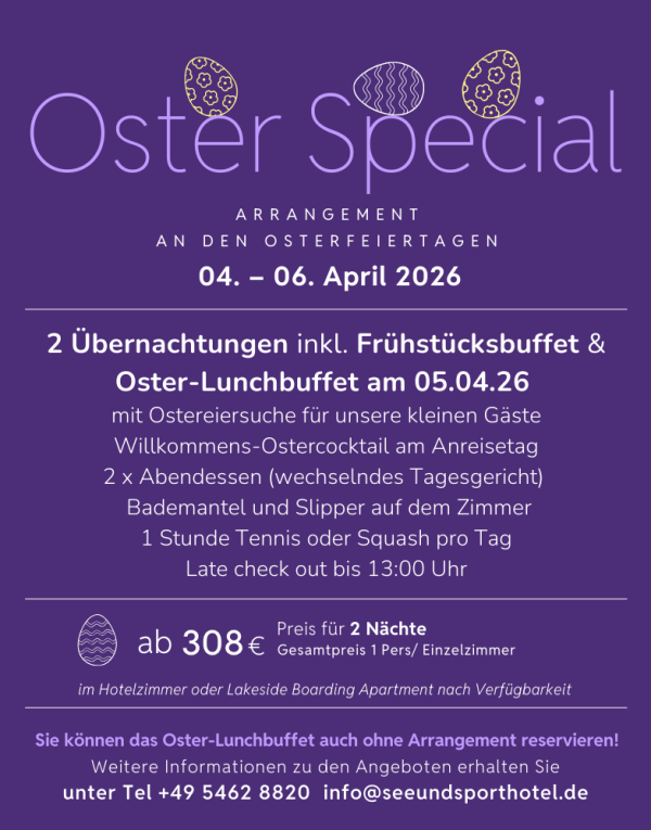 PRE ROLL Oster-Arrangement